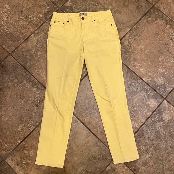 Earl Jean Yellow Straight Fit Jeans - Picture 5 of 16
